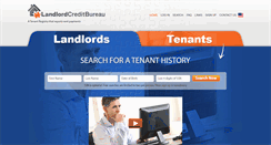 Desktop Screenshot of landlordcreditbureau.com